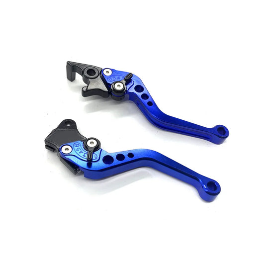 CNC Motorcycle Scooter Clutch Lever Electrical Bike GY6 125 150 GP110 XMAX400 Performance CNC Disc Brake Levers  Handle Levers  VehiDecors Blue  