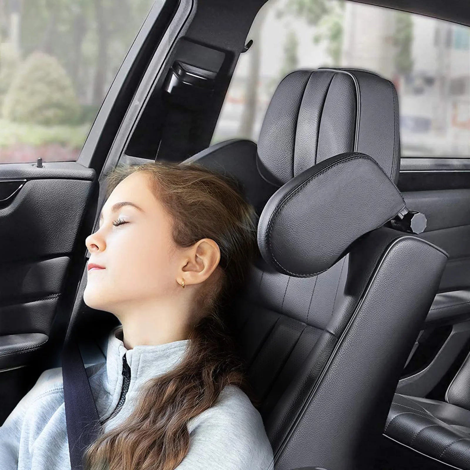 Car Seat Headrest Pillow Travel Rest sleeping headrest Support Solution car accessories interior u shaped pillow car For Kids  VehiDecors   