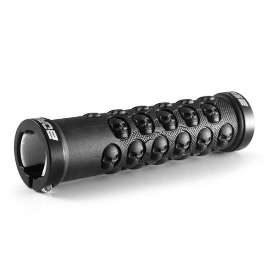 skull handlebar Grips AL Alloy double lock MTB handlebar Non-slip riding equipment parts mountain bike handlebar set  VehiDecors   