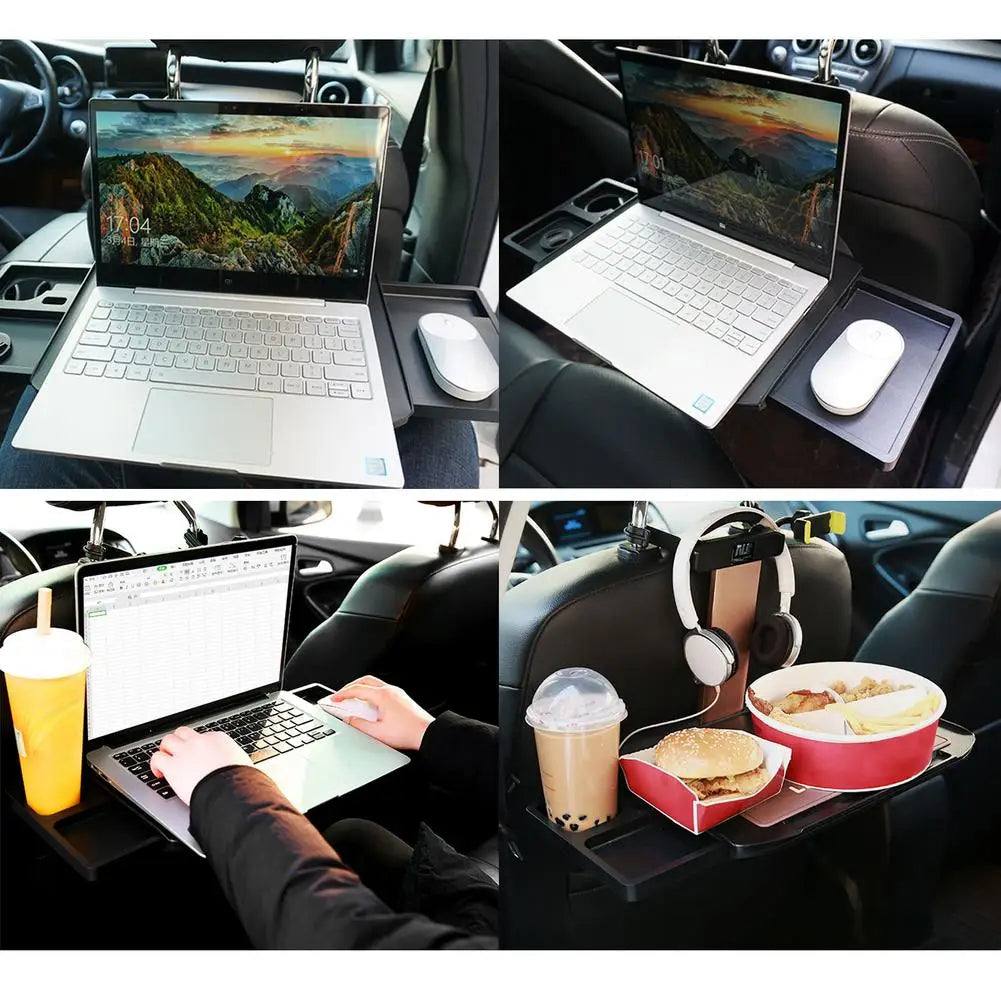 Universal Car Laptop Computer Desk Mount Stand Steering Wheel Eat Work Drink Food Coffee Goods Tray Board Dining Table Holder  VehiDecors   