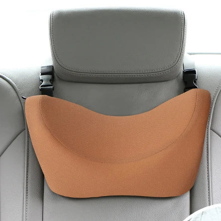 Car Seat Child Pillow Car Headrest Memory Foam Safety Neck Pillow Child Headrest Interior Accessories  VehiDecors brown  