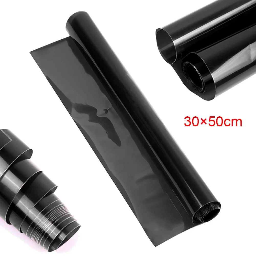 Gloss Transparent Light Black Smoke PVC Film Tint  Headlight Taillight Wrap Cover Film Foil Sticker Cover Car Styling 30X200cm  VehiDecors   