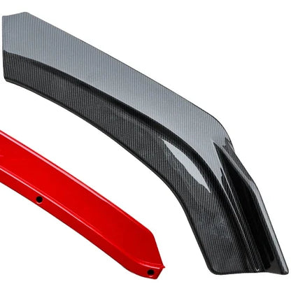 Front Splitter for JETOUR X70 Plus Bumper Spoiler Car Body Kit 2018-2023 Glossy Black Skirts Accessories  VehiDecors Carbon Surface-Red CHINA 