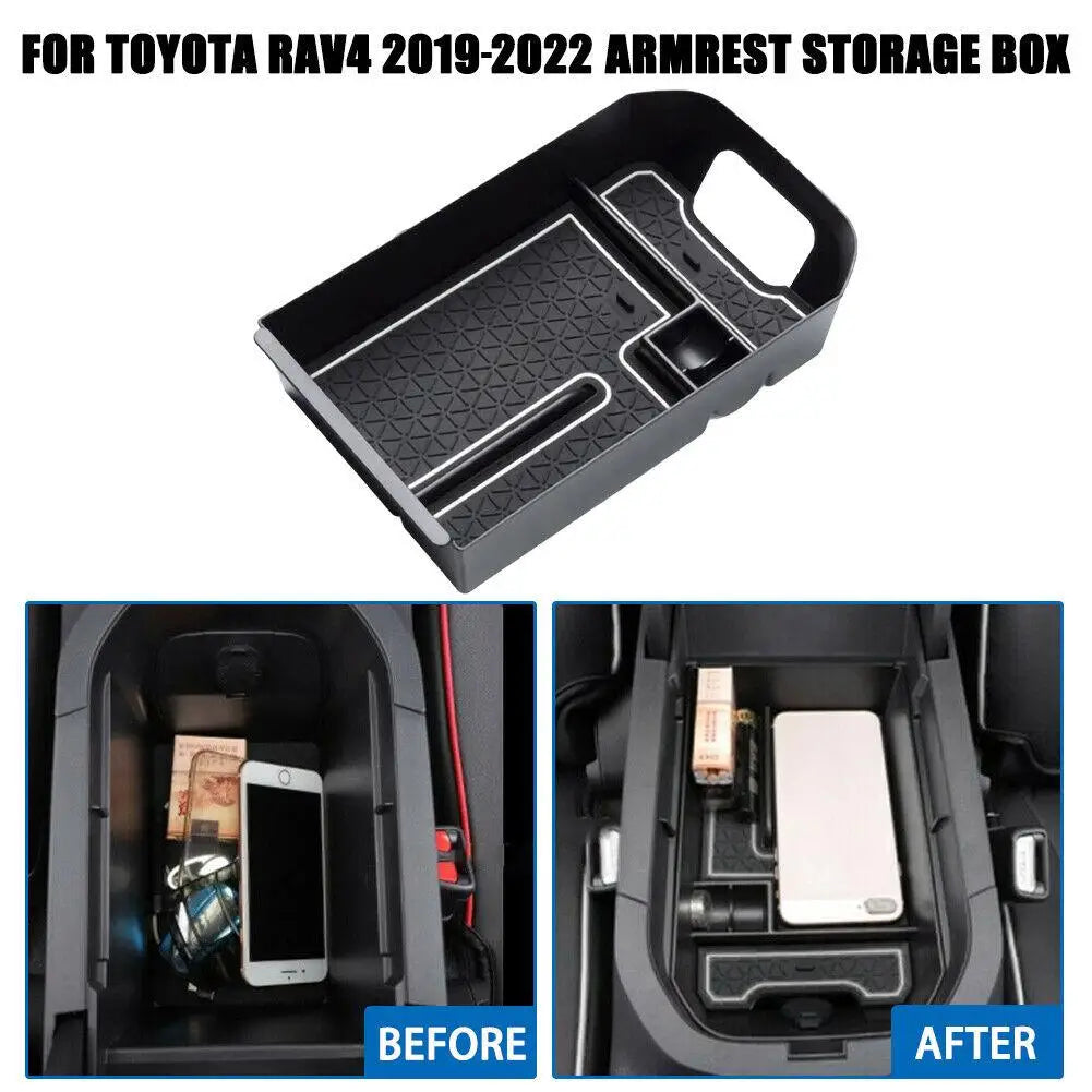 Car Center Console Armrest Box Storage Box for Toyota RAV4 19-23 Organizer Container Holder Tray Car Accessories F5A5  VehiDecors   