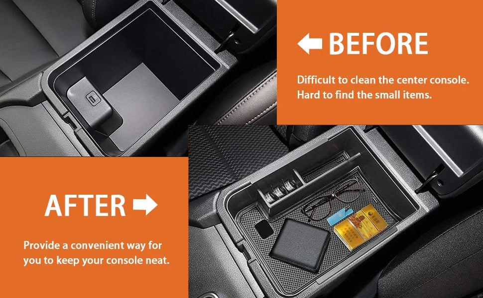 Armrest Center Console Storage Box For Nissan Sentra B18 Sylphy 2020 2021 2022 Organizer Tray  AT-Model Car Interior Accessories  VehiDecors   