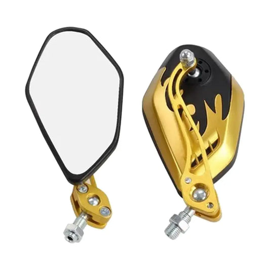 Motorcycle Rear View Mirrors lightweight unique rear view mirror universal easy to use and install rear view mirror for bikes  VehiDecors   