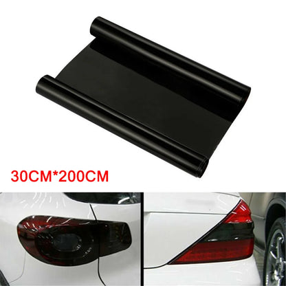 Gloss Transparent Light Black Smoke PVC Film Tint  Headlight Taillight Wrap Cover Film Foil Sticker Cover Car Styling 30X200cm  VehiDecors C CHINA 
