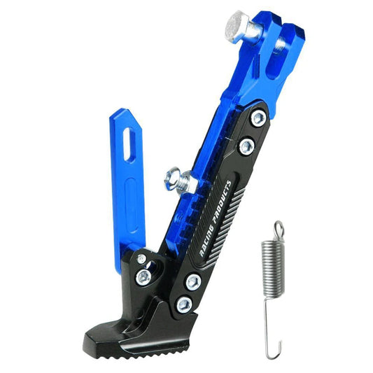 1Pc Motorcycle Kickstand Adjustable Foot Side Support Parking Kickstand for Electric Motorbike Parking Foot Side Support Stand  VehiDecors Blue  