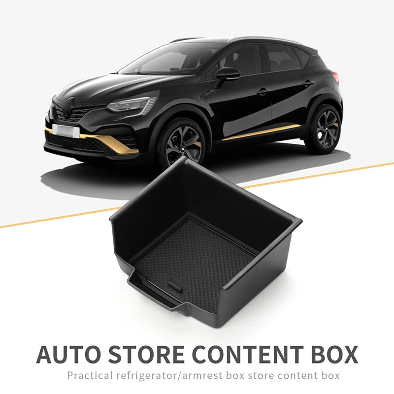 Car Central Armrest Storage Box For Renault Captur 2020 - 2023 For Mitsubishi ASX 2023 Center Console Organizer Tray Accessories  VehiDecors   