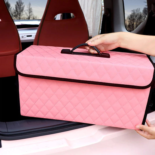 multicolor Multipurpose Collapsible Car Trunk Storage Organizer With Lid Portable Car Storage Bag Car Trunk  VehiDecors   