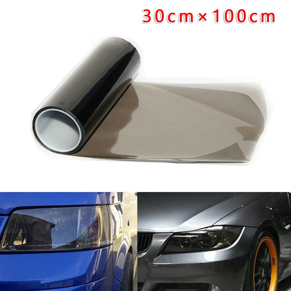 Gloss Transparent Light Black Smoke PVC Film Tint  Headlight Taillight Wrap Cover Film Foil Sticker Cover Car Styling 30X200cm  VehiDecors D CHINA 