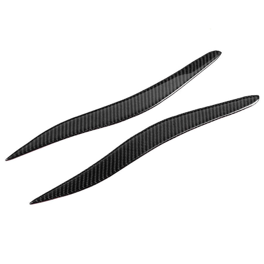 1 Pair Carbon Fiber Car Styling Headlight Eyebrow Eyelids Cover Trim Sticker Fit for Lexus IS250 IS300 2006‑2012  VehiDecors   