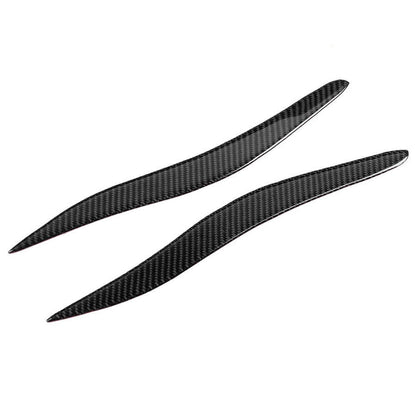 1 Pair Carbon Fiber Car Styling Headlight Eyebrow Eyelids Cover Trim Sticker Fit for Lexus IS250 IS300 2006‑2012  VehiDecors   
