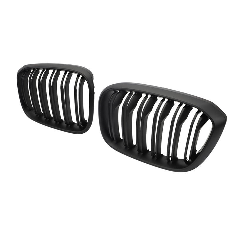 Double Slat Car Front Grill Grilles Kidney Grill For BMW 3 4 X3 G01 G08 X4 G02 2018 2019 2020 2021 Racing Grilles Car Styling  VehiDecors   