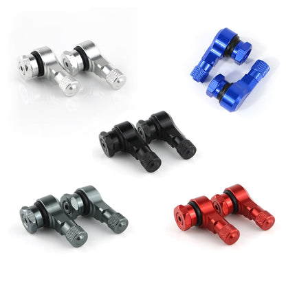 Motorcycle 11.3mm Fit For BMW S1000RR S1000 RR Front and Rear CNC Aluminum alloy Wheel Tubeless Tire Valve Stems 90 Degree  VehiDecors   