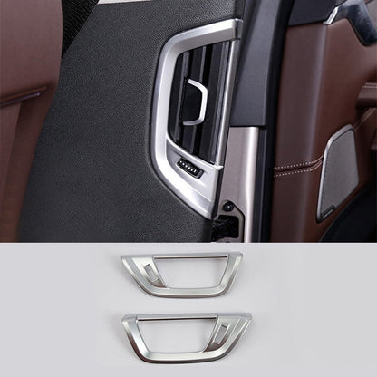 For BMW 5 Series G30 G31 17-18 2PCS Chrome ABS Rear Side Air Outlet Cover Trim Car Interior Supplies  VehiDecors   