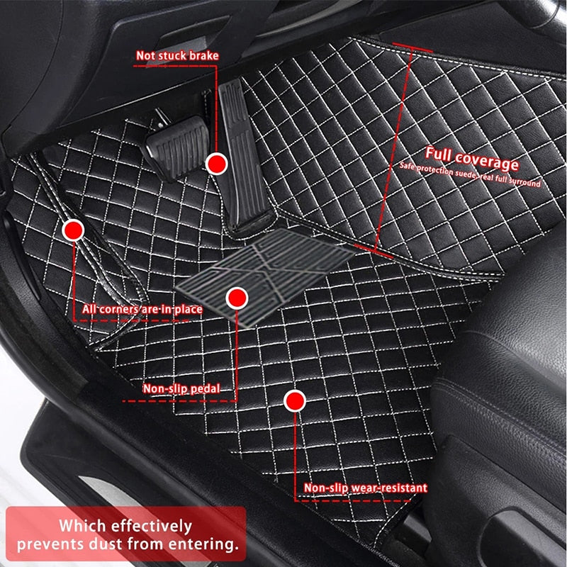 Car Floor Mat For Great Wall Poer Rugs Auto Interior Carpet Panel Protective Pad Accessories  vehidecors   