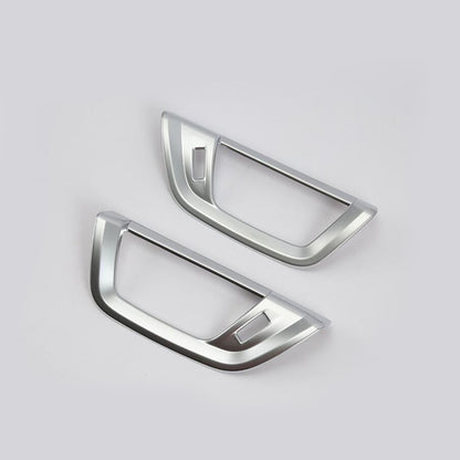 For BMW 5 Series G30 G31 17-18 2PCS Chrome ABS Rear Side Air Outlet Cover Trim Car Interior Supplies  VehiDecors   