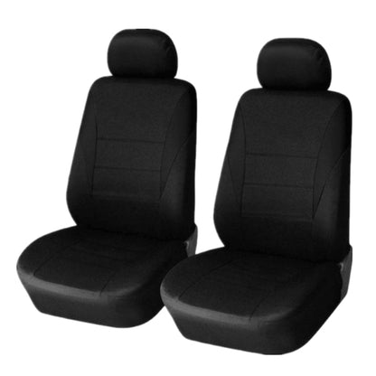 Car Seat Cover Fit Most Cars Breathable Auto Seat Cushion Protector Polyester Cloth Universal Automotive Interior Accessories  vehidecors 2 seats black China 