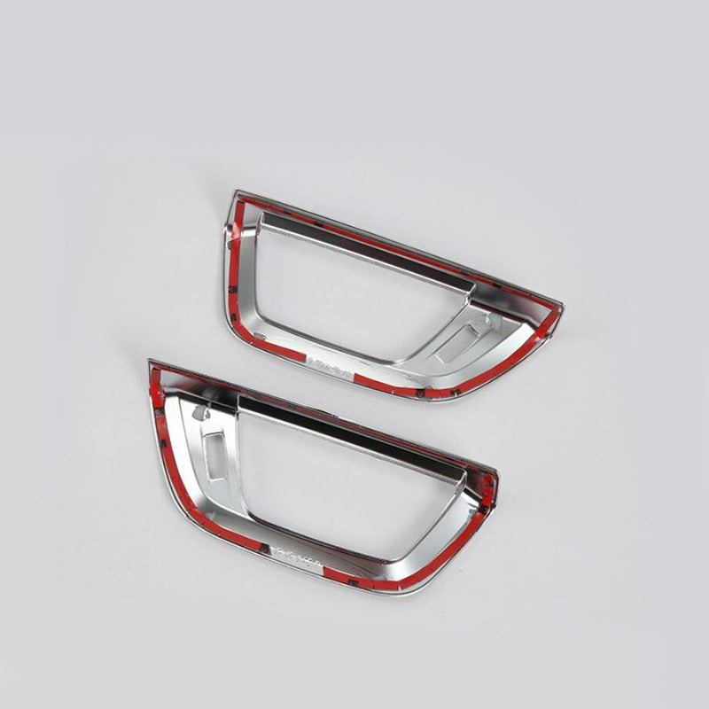 For BMW 5 Series G30 G31 17-18 2PCS Chrome ABS Rear Side Air Outlet Cover Trim Car Interior Supplies  VehiDecors   