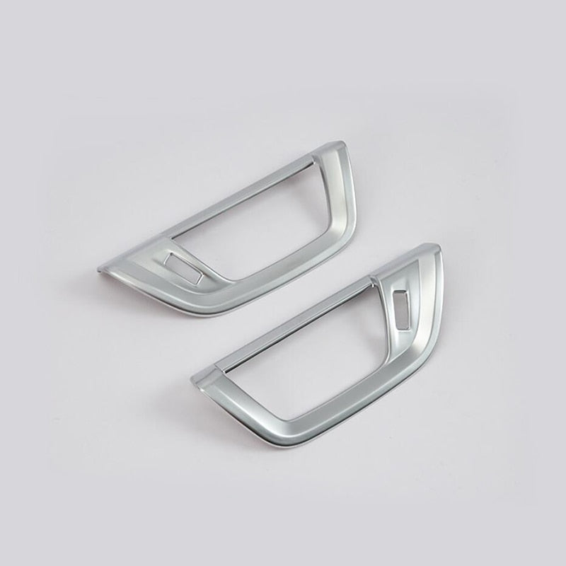 For BMW 5 Series G30 G31 17-18 2PCS Chrome ABS Rear Side Air Outlet Cover Trim Car Interior Supplies  VehiDecors   